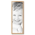 thumbnail image 2 of ArtToFrames 12" x 34" Red Oak Wood Picture Frame, 12x34 inch Brown Wood Poster Frame (WOM-4878), 2 of 7