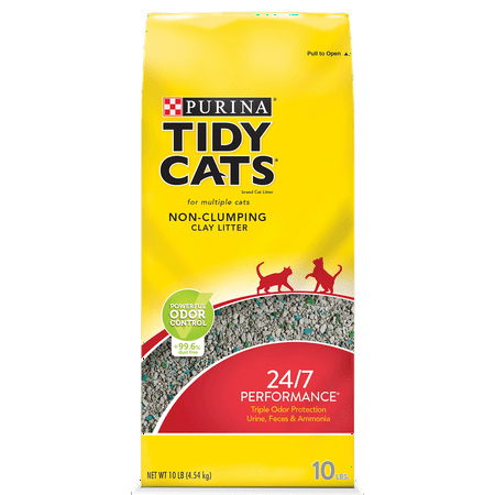Purina Tidy Cats 24/7 Performance for Multiple Cats Non-Clumping Cat Litter - 10 lb. Bag
