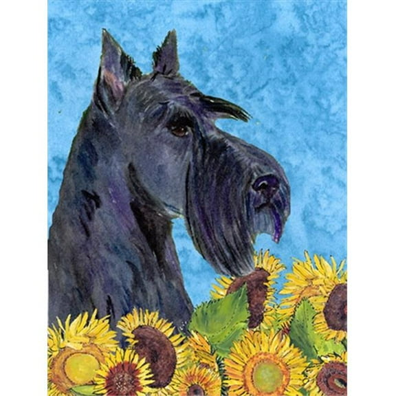 28 x 40 In. Scottish Terrier Flag Canvas, House Size