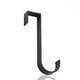 thumbnail image 2 of Moyic Puerta Gancho trasero Armario Acero inoxidable Sala de estar Colgando Llaves Ropa Bolso Percha Toallas Organizador Estante Accesorios Negro Almacenamiento y organización del hogar Negro Moyic HA059673-01, 2 of 6