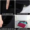 thumbnail image 6 of ZOUYUE Memory Foam Bath Mats Soft Absorbent Bathroom Rugs 24" x 16", Black, 6 of 6
