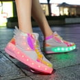 thumbnail image 6 of YAZI  Kids Roller Shoes Boy Girl Sneakers with Wheels Become Sport Sneaker with Led for Christmas Birthday Children Show Gift, 6 of 17