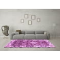 thumbnail image 3 of Ahgly Company Indoor Rectangle Abstract Purple Modern Area Rugs, 2' x 4', 3 of 4