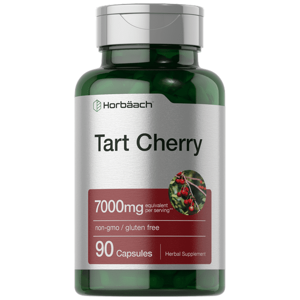 Tart Cherry Extract 7000mg 90 Capsules by Horbaach