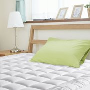 Serwall Cooling Mattress Pad Cover Quilted Fitted Mattress Protector w/ Deep Pocket, King