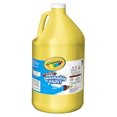 thumbnail image 1 of Pintura Amarilla Lavable Crayola, tamaño 3785mlón, suministros de pintura al por mayor, 1 of 3