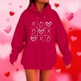 thumbnail image 2 of Elvqul Womens Sweatshirts Plus Size Hoodies Shirts Pullover Long Sleeve Graphic Holiday Valentines Oversized Sweatshirts for Women Casual, 2 of 6
