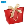 thumbnail image 3 of REGALWOVEN Gift Bags with Handles, Small Paper Favor Bag for Birthday Holiday Party Wedding Red 14.6"x4.3"x9.8", 3 of 6