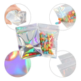 thumbnail image 3 of 300 Bolsas Stand Up Pouch De Plastico Holográficas 10.5*15cm Xtellar blanco, 3 of 3