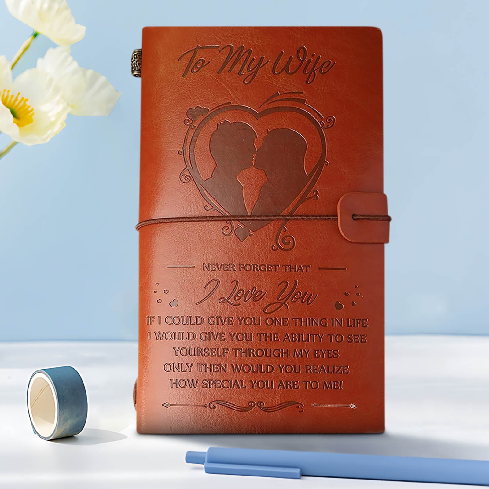 SSZMDLB under $5 Leather Journal Notebook, Leather Journal Notebook, Refillable Writing Notebook, Personalized Diary Notebook, Travel Sketchbook, Gift Writing Journal, Memory Keeping Notebook