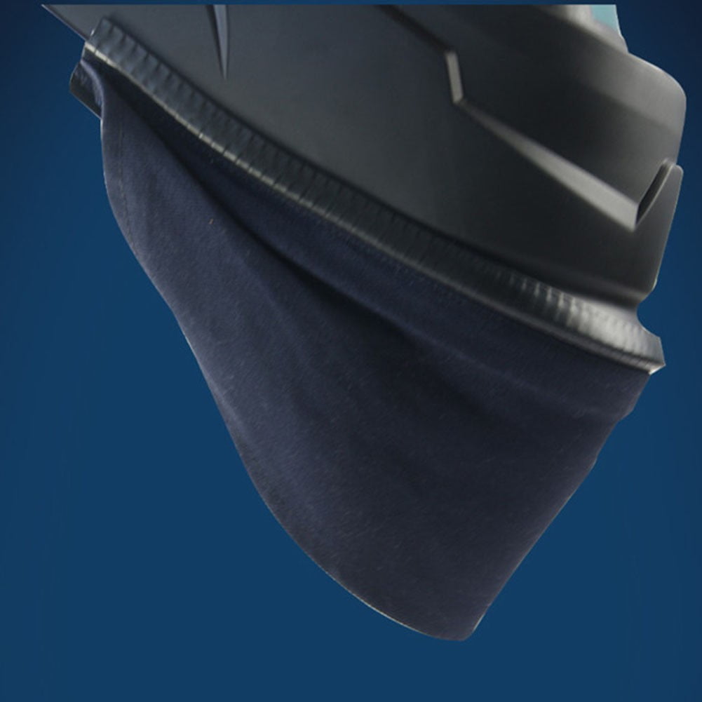 Wraparound Welding Helmet Bib Black Anti-Scald Splash Scarf Removable Weldingbib Cloth Scarf