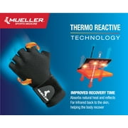 Mueller Reversible Compression Glove, Black, Unisex, One Size Fits Most