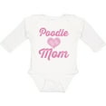 thumbnail image 3 of Inktastic Poodle Mom Cute Dog Gift Girls Long Sleeve Baby Bodysuit, 3 of 5