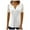 White, variant on Giftesty Tops for Women Women Fashion Solid V-Neck Summer Ruffle Sleeve Shirt Loose Fit Casual