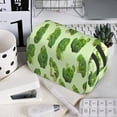 thumbnail image 7 of Rateoe Broccoli 3 Pattern Double Clamshell Pen Case, Storage Organizer with Two Zipper Compartments– Holds Up to 50 Pencils & Pens, 7 of 7