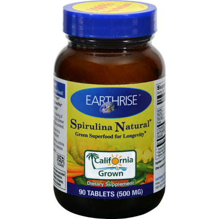 Earthrise Spirulina - 500 mg - 90 comprimés