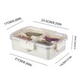 thumbnail image 1 of EGNMCR Plastic Cooked Food Containers Kitchen Seasoning Sichuan Pepper Seasoning Large Seasonings Household Packaged And Divided Storage Box Seasoning containers, 1 of 1