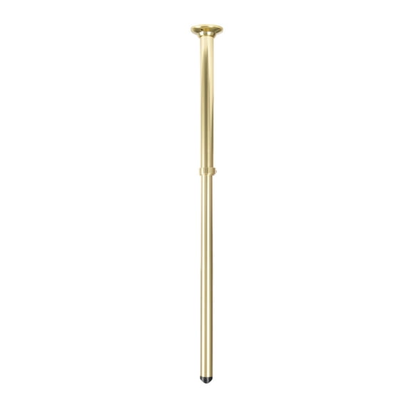 Utopia Alley Rustproof Wall Mounted L-Shaped Corner Rod Vertical Ceiling Support Bar, Gold