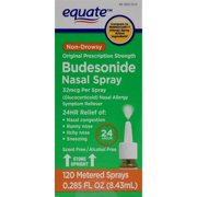 Equate NonDrowsy Budesonide Nasal Spray 32mcg, 120 sprays Walmart