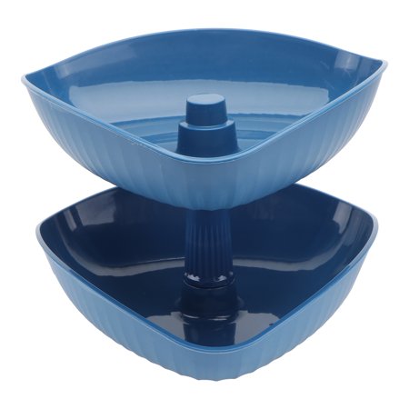 

1Pc Living Room Storage Tray Creative Shop Display Tray Decorative Tray (Blue)