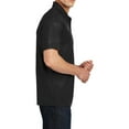 thumbnail image 3 of Mafoose Men's Embossed PosiCharge Tough Polo Black X-Small, 3 of 5