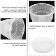 thumbnail image 5 of LULULION 1 Set Clear Slotted Pots for Orchid Planting with Water Retention, 5 of 6
