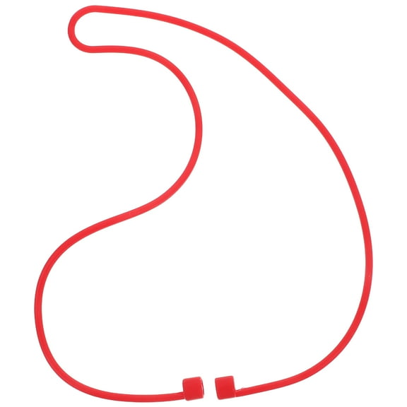 PBPBOX Detachable Red Silicone Earphone Strap Anti Lost Holder for Outdoor Activities
