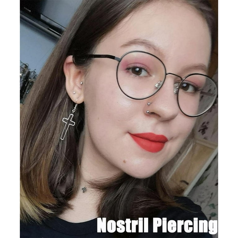 Horseshoe nose ring nostril deals