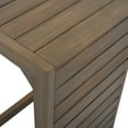 thumbnail image 5 of Kynora Modern C-Shape Accent End Table, Acacia Wood, Grey, 5 of 8