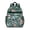 Dark-green-40, variant on Jungle Leaves Waterproof Travel Backpack - Lightweight Durable Book Bag for Students
