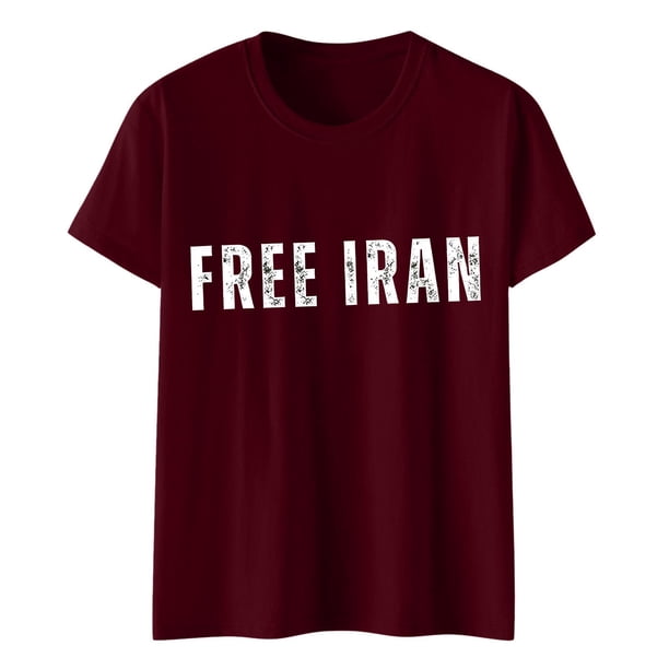 Camiseta de Manga Corta Impresa, Desgaste Diario Casual, 95% Poliéster 5% Spandex, Tops de Cuello Redondo para Mujeres