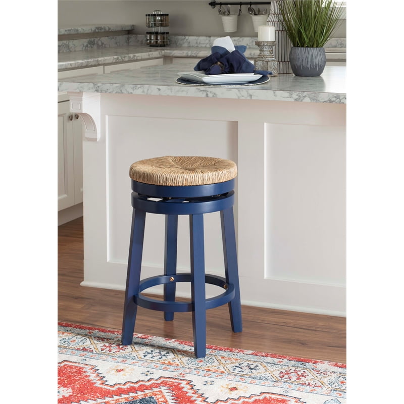 navy swivel counter stools