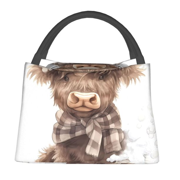 Fotbe C Bolsa Térmica Portátil con Estampado, Bolsa de Entrega de Alimentos Aislada, Bolsa Reutilizable de Gran Capacidad para Comidas y Supermercado