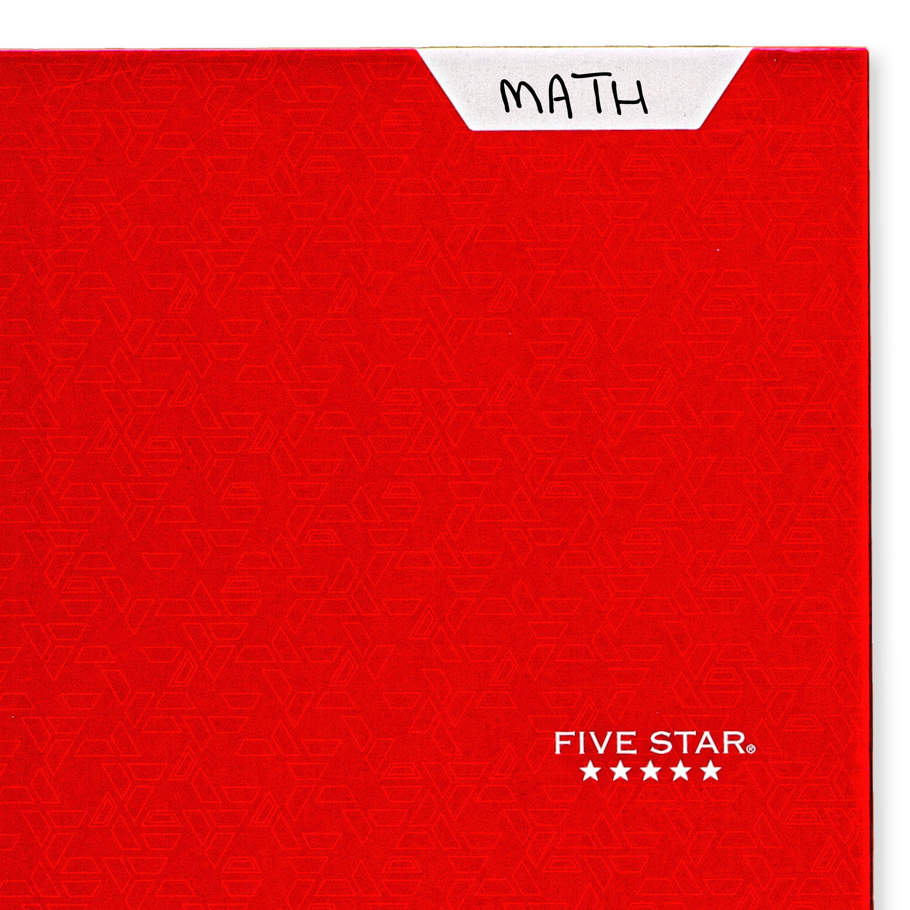 (12 pack) Five Star 4-Pocket Paper Folder, Fire Red (331060B-WMT22)