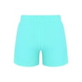 thumbnail image 2 of iiniim Girls Boys Sequins Dance Shorts with Bowknot Training Gymnastics Hip Hop Rave Light Green 5-6, 2 of 7