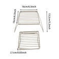 thumbnail image 2 of Portable Grill Rack Adjustable Height Outdoor Stainless Steel Cooking Stove Rack Sturdy Camping Barbecue Stand Multiple Sizes For Tailgaters Tabletop Indoor Grill Grill Table Top Barbecue Grill Vt13, 2 of 4