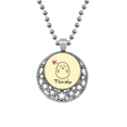 thumbnail image 1 of Belle Expression Désir d'Appétit Colliers Pendentif Rétro Lune Étoiles Bijoux, 1 of 3
