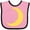 Pink and Black, variant on Inktastic Cute Yellow Moon Boys or Girls Baby Bib