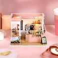 thumbnail image 4 of DIY Milk Tea Shop Sunnimix Casa de miniaturas con luces, 4 of 8
