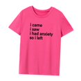 thumbnail image 4 of Camiseta para mujer, Top de verano, ropa, trajes, camiseta con cuello redondo para mochilero, uso diario, trabajo, regalo para mujer XL, 4 of 8