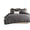 Charcoal, variant on Gracie Mills Mikel Chenille Dot Cotton Jacquard Comforter Set with Euro Shams and Throw Pillows - GRACE-9444