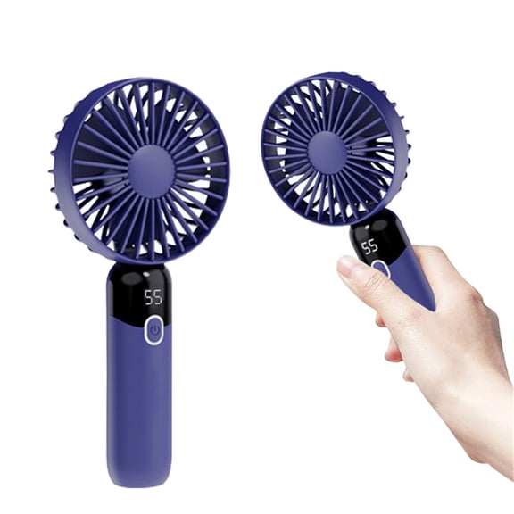 1pc Mini Portable USB Rechargeable Handheld Fan With 6 Speeds Perfect For Office, Outdoor, Travel, And Camping
