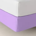 thumbnail image 6 of DNG Creations 1 Piece Box Spring Cover 100% Egyptian Cotton Wrap Around 4 Sides for Hotel & Home, Fits Box Springs up to 6 Inch Deep Pocket ( Solid Lilac - California King ), 6 of 7