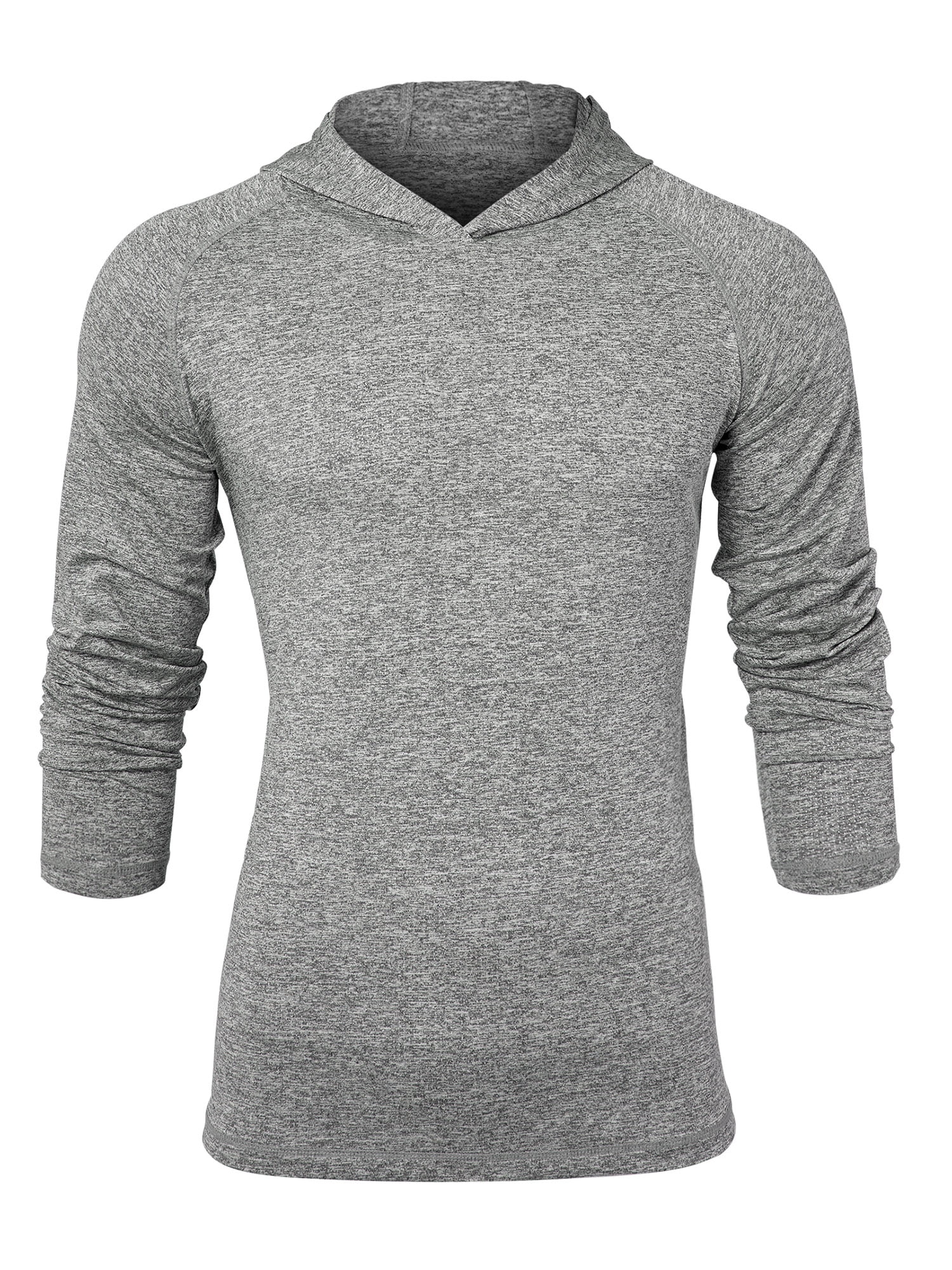 SAYFUT Mens Slim Fit Long Sleeve Hooded Tshirts Active Hoodies