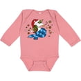 thumbnail image 3 of Inktastic Cute Christmas Unicorn with Cookies Boys or Girls Long Sleeve Baby Bodysuit, 3 of 5
