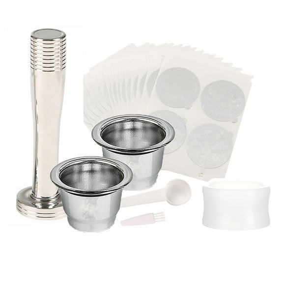 Stainless Steel Reusable Coffee Pods Compatible with Nespresso Machines