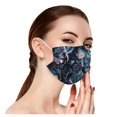 thumbnail image 4 of Dsscvnef 50PCS Adults Summer Daily Beautiful Flower Prints 3 -Layer Disposable Face Mask, 4 of 9