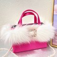 thumbnail image 2 of Bolso de noche para mujer, bolsos de diseñador de lujo para mujer, novedad de 2023, con mosaico de satén y adorno de plumas de diamantes de imitación, correa de cuentas para el hombro, 2 of 5