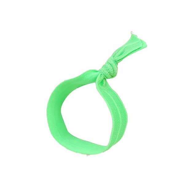 Anillo para el cabello Sonducket sin costuras alta elasticidad ajustable colorido Fruta Verde