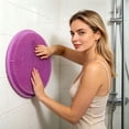 thumbnail image 3 of SIfdSeng My Items Shower Scrubber Mat with Non Shower Mat with Strong Suction Cups and Scrub Soft Bath Scrubber for & Back To Improve Circulation, 3 of 8